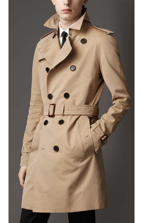 burberry long gabardine trench coat|Burberry men's trench coat outlet.